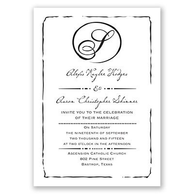 Initial Inspiration - Invitation