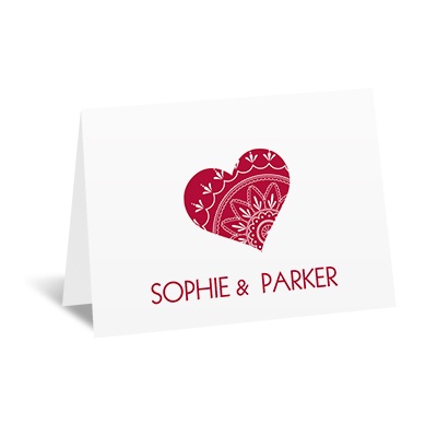 From the Heart - Note Card and Envelope