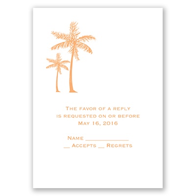 Dream Destination - Response Card and Envelope