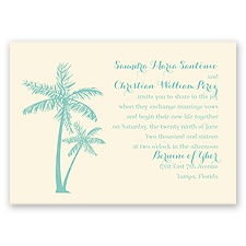 Dream Destination - Ecru - Invitation