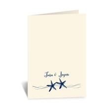 Sweet Starfish - Ecru - Thank You Card
