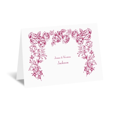 Vintage Rose - Note Card and Envelope