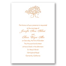 Whimsical Tree - Invitation