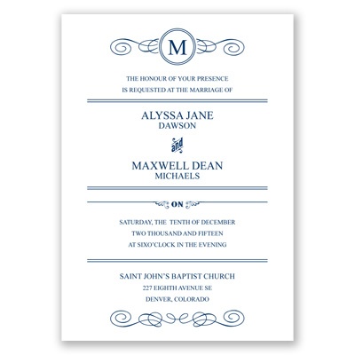Just Your Type - Invitation