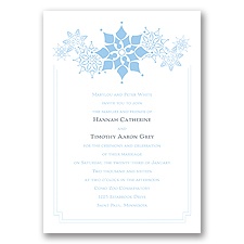 Snowflake Fantasy - Invitation