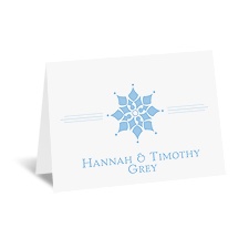 Snowflake Fantasy - Note Card and Envelope