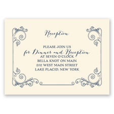 Sweet Sentiment - Ecru - Reception Card