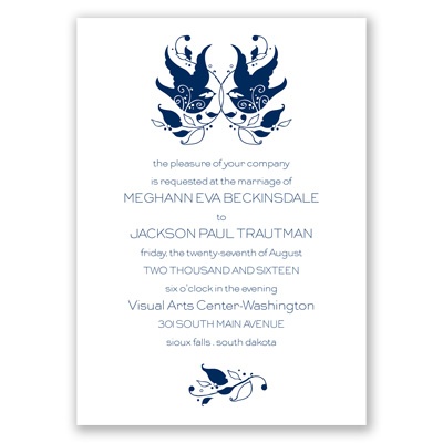 Love Bird Silhouette - Invitation