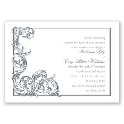Fine Filigree - Invitation