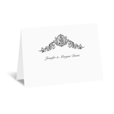 Vintage Victorian - Note Card and Envelope