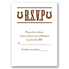 Country Luck - Response Card and Envelope