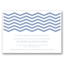 Modern Chevron - Invitation