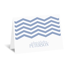 Modern Chevron - Note Card and Envelope