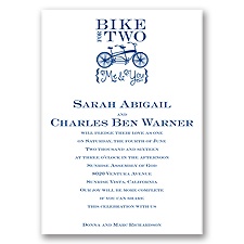 Bike for Two - Invitation