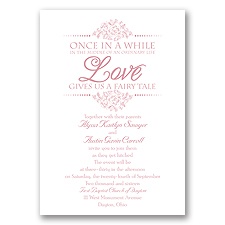 Fairy Tale Love - Invitation