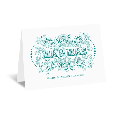 Vintage Vows - Note Card and Envelope