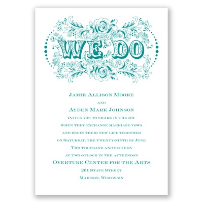 Vintage Vows - Invitation