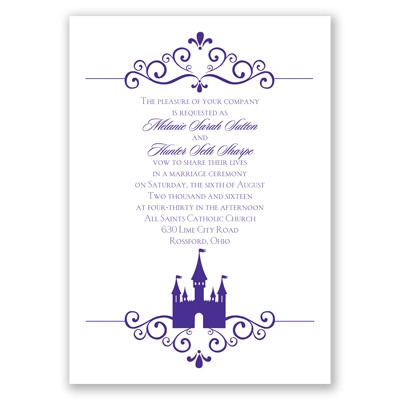 Fairy Tale Castle - Invitation