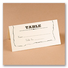 Wanted! Style Place Card