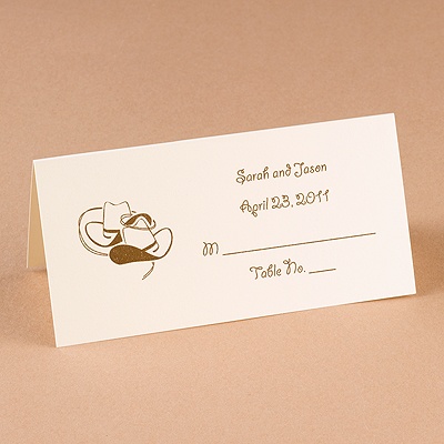Ecru Design Choice Place Card