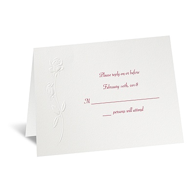 True Love - Response Card and Envelope