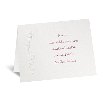 True Love - Reception Card
