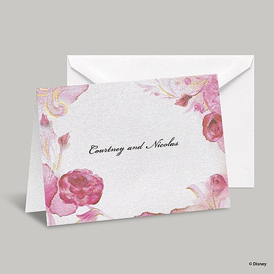 Briar Rose Note Card and Envelope - Aurora