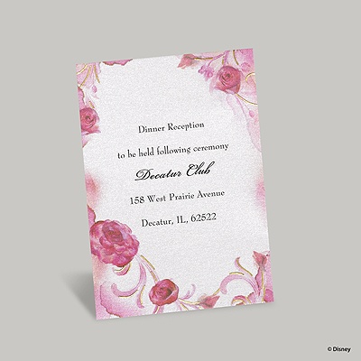 Briar Rose Reception Card - Aurora