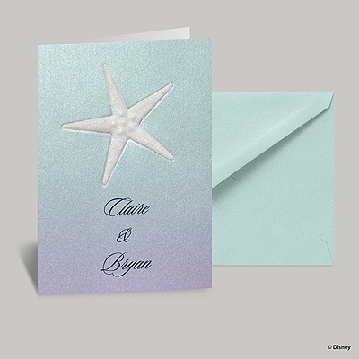Mermaid Treasures Note Card and Envelope  - Ariel