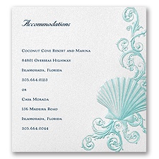 Beneath the Waves Accommodation Card - Ariel