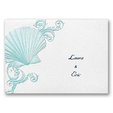 Beneath the Waves Note Card and Envelope - Ariel