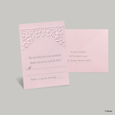 Princess Dreams Response Card and Envelope - Aurora
