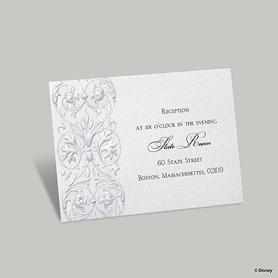 Once Upon a Time Reception Card - Cinderella