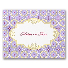 Exotic Romance Note Card and Envelope - Jasmine