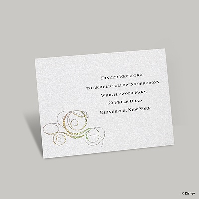 Fairy Tale Carriage Reception Card