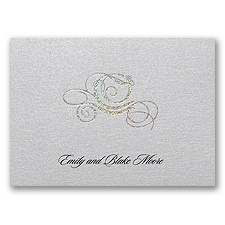 Fairy Tale Carriage Note Card and Envelope