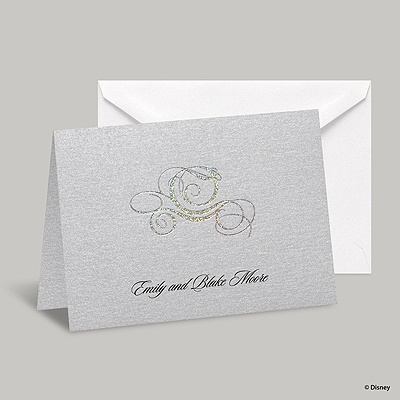 Fairy Tale Carriage Note Card and Envelope