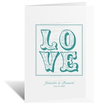 Love Flourishes - Vellum Invitation