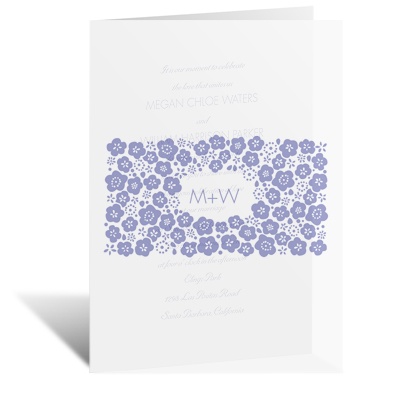 Flower Patch - Vellum Invitation