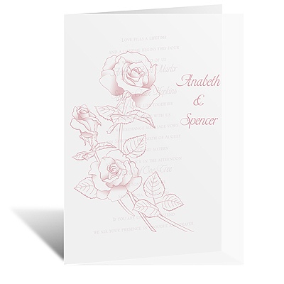 Rosy Reverie - Vellum Invitation