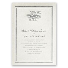 Choose Your Own - Ecru - Featherpress Invitation