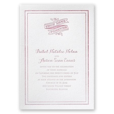 Choose Your Own - White - Featherpress Invitation