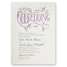 Storybook Style - Ecru - Featherpress Invitation