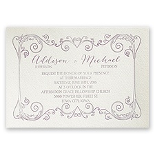 Mythical - Ecru - Featherpress Invitation
