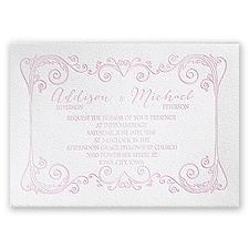 Mythical - White - Featherpress Invitation