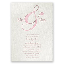 Side by Side - Ecru - Featherpress Invitation