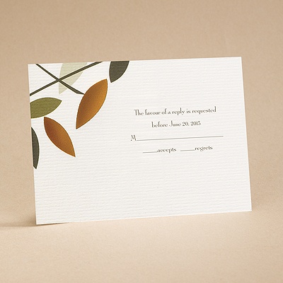 Love Birds - Respond Card and Envelope