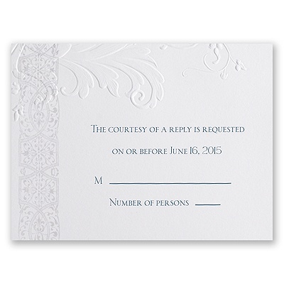 Layered Filigree - Response Card and Envelope