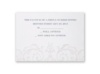 Glamorous Sparkle - Response Card and Envelope