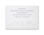 Glamorous Sparkle - Reception Card